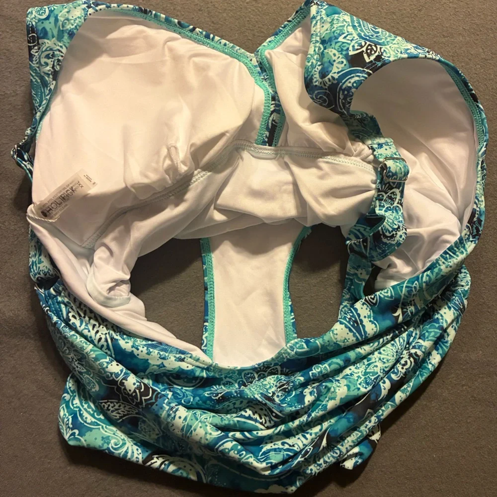 NWT Holipick Paisley One-Piece Swimsuit